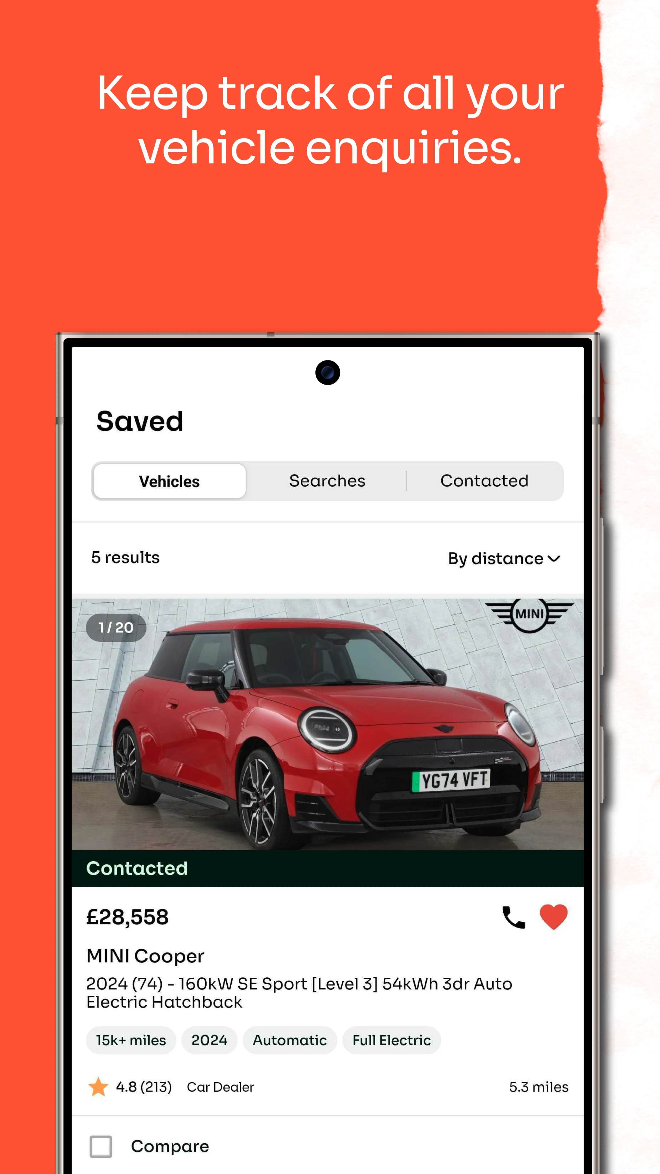 Cazoo: Used Cars, Vans & Bikes screenshot
