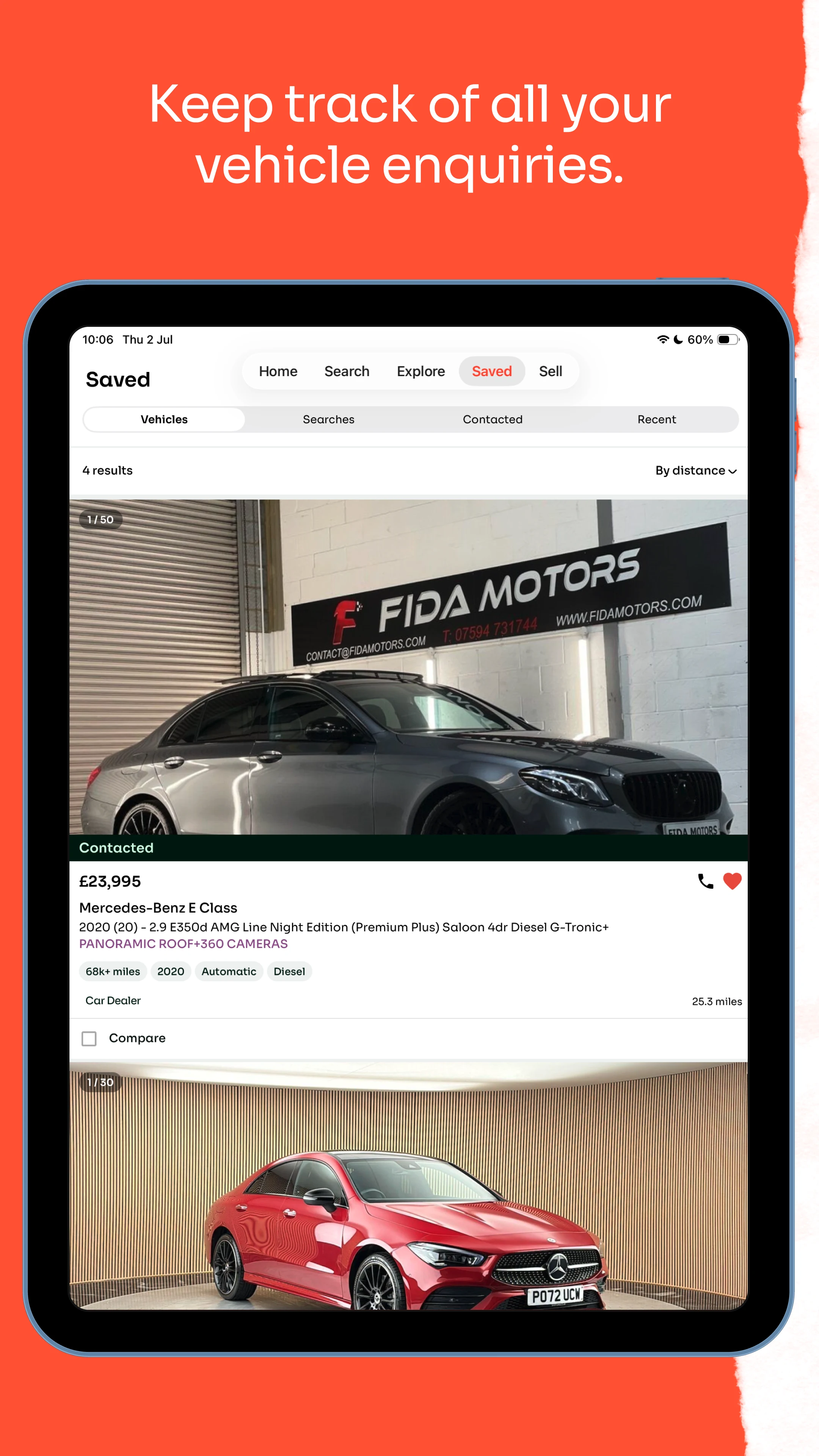Cazoo: Used Cars, Vans & Bikes screenshot