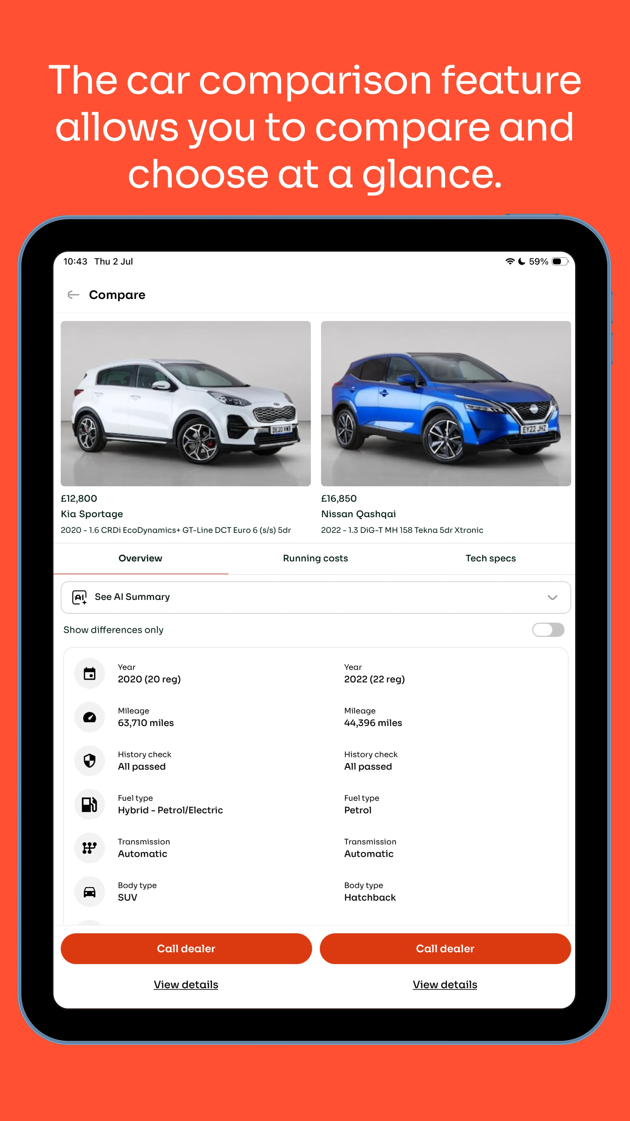 Cazoo: Used Cars, Vans & Bikes screenshot
