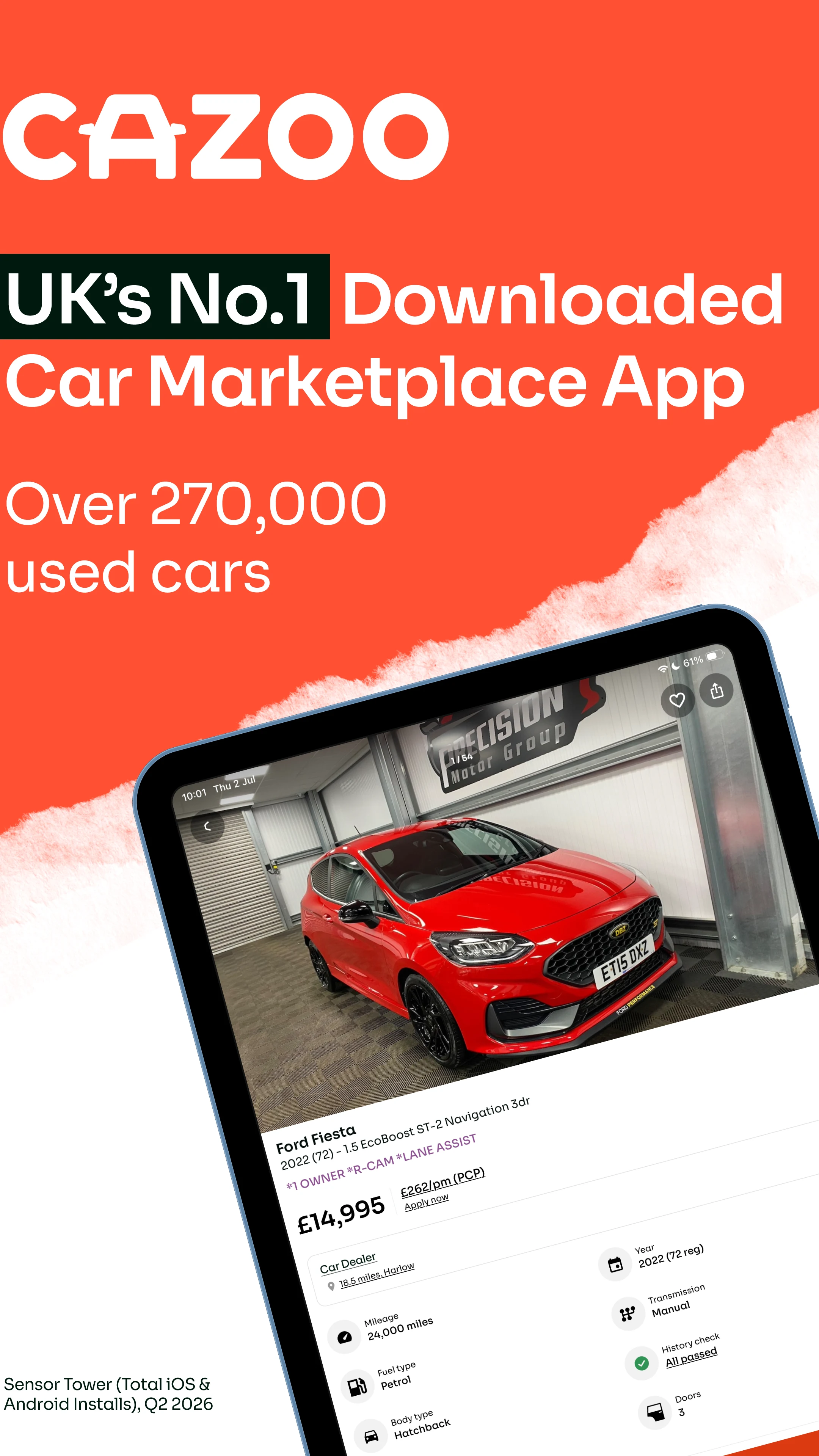 Cazoo: Used Cars, Vans & Bikes screenshot